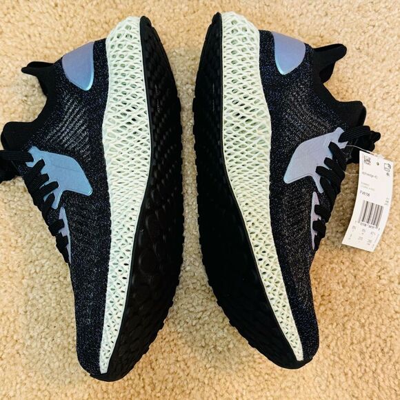 NWT Adidas Alphaedge 4D “Goodbye Gravity”Black Blue Green Sneakers Men\'s Sz 9 US main image 9